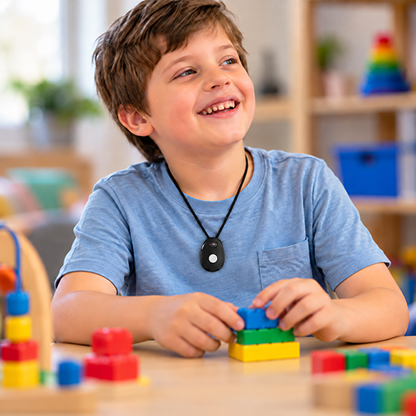 Joyful Boy Building Colorful Blocks (2)